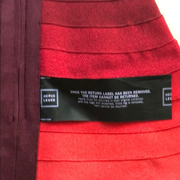 Herve Leger Fit flare ombré dress. Never worn - Picture 5 of 8